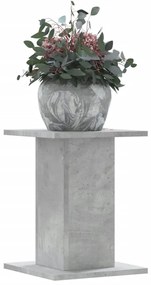 vidaXL Suport de plante, 2 buc., gri beton, 30x30x40 cm lemn prelucrat