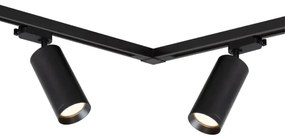 Spot in sistem de șină MICA 4xGU10/10W/230V negru