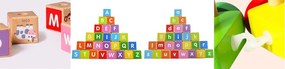Favonat blocuri de construcție educaționale cu alfabet