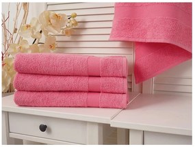 Prosop ADRIA 70x140 cm roz, 100% bumbac