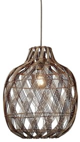 Lustra/Pendul Eco, Bambus, Mendoza natural/maro, L
