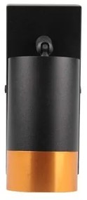 Spot de perete 1xGU10/35W/230V negru/auriu