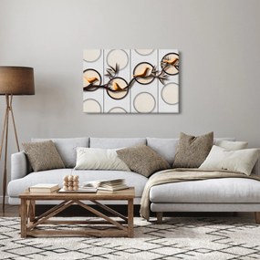 Tablou artistic - Păsărele pe creangă (90x60 cm)
