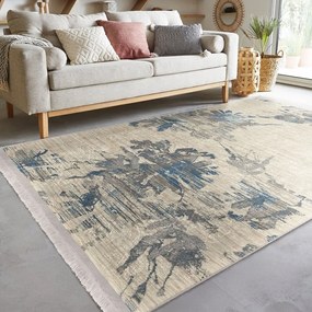 Covor albastru-bej de tip traversă 80x200 cm – Mila Home
