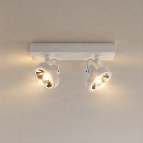 Spotlight de design alb reglabil cu 2 lumini - Go