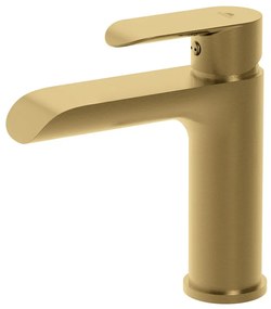 Baterie lavoar Rubineta Ultra monocomanda finisaj auriu mat