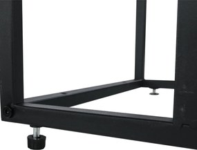 Măsuţă portabilă, stejar/negru, KALA