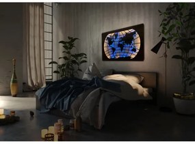 Li-Go 4709/DUB2 - Decorațiune LED de perete RGBW, LED/24W/230V, 125x74 cm, stejar + telecomandă