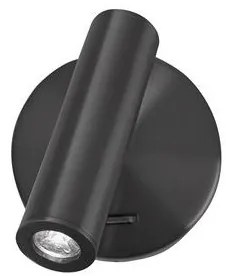 Aplica de perete cu Spot LED minimalist LAREDO negru