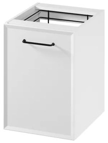 Cersanit S1022-011 - Dulap suspendat de baie cu coș pentru rufe MILLE 40x45 cm, alb