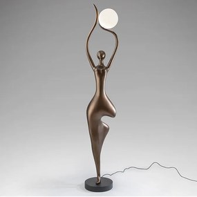 Figurina XXL decorativa, Lampa de podea El Arbol bronz