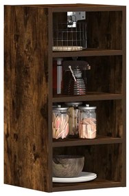 vidaXL Dulap suspendat “Riga”, stejar fumuriu, 30x29,5x60 cm