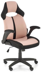 Scaun de birou Bloom roz/negru H120 cm