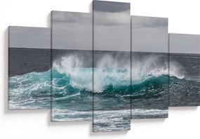 Tablou - Valuri pe ocean (150x105 cm)