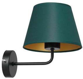 Lampă de perete ARDEN 1xE27/60W/230V verde/auriu