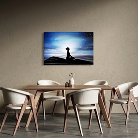 Tablou - Femaia meditând (90x60 cm)