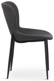 Scaun de dining gri închis Ross – Unique Furniture