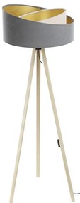 Lampadar GALAXY 1xE27/60W/230V gri/bej