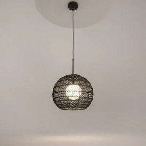 Lustra/Pendul design modern CANE 30cm negru