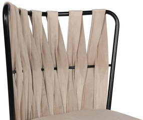 Set de scaune de sufragerie Kusakli Cream, 4 buc., 4 buc