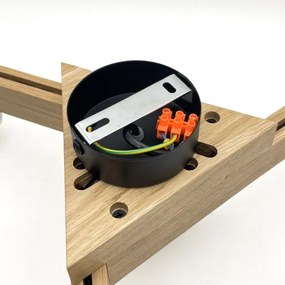 Lustră aplicată Brilagi ANTHONY 3xE14/40W/230V stejar/bej