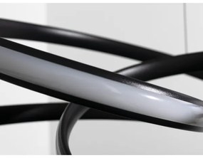 Lustră LED dimabilă pe cablu, 85W/230V, 3000-6500K, Ø 49 cm + telecomandă