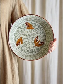 Bol verde din ceramică ø 28 cm Hezha – Bloomingville