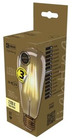 Bec cu LED EMOS Vintage ST64 Warm White, 4W E27