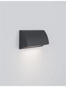 Mini Aplica LED ambientala pentru iluminat exterior IP54 LIV neagra
