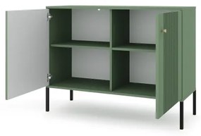 Comodă LUE verde/neagră