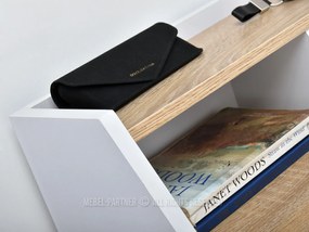 Masă PC Aspart (stejar + alb). 1109726