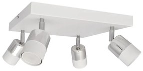 Spot LED TUBSSON 4xGU10/4,8W/230V alb/crom lucios