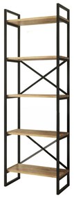 Biblioteca Sineo, Stejar, 58 x 30 x 175 cm
