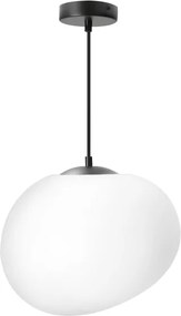 BRILAGI - Lampă suspendată pe cablu PEBBLES 1xE27/40W/230V Ø 30 cm neagră