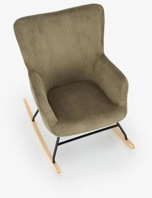 Scaun balansoar olive BELMIRO