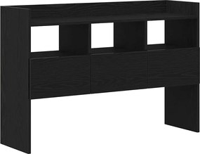 vidaXL Bufet cu sertar Stejar Negru 105 x 30 x 70 cm Lemn compozit