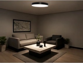 Plafonieră LED, 135W, 230V, 3000/4000/6500K, Ø 80 cm, neagră