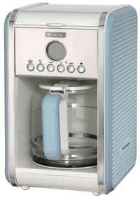 Cafetiera Ariete VINTAGE AMERICANO 1342/05, 960W, 2.1 L, Timer, Programare, Pauza, Sistem anti-picurare, Albastru