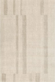 Covor bej din lână 200x300 cm Agnus Brush Lines – Agnella