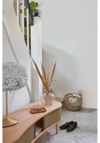 Masă TV maro/bej cu aspect de lemn de stejar 140x40 cm Audacious – UMAGE