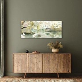 Tablou - Lac Chinezesc (120x50 cm)