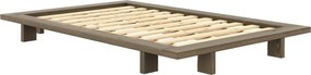 Pat maro din lemn de pin cu somieră 120x200 cm Japan – Karup Design