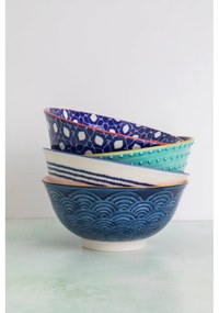 Set de 4 boluri ceramice Kitchen Craft, ø 16,5 cm