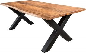 Masuta design industrial vintage Mammut X 120cm, salcam