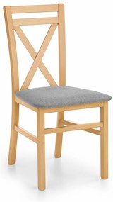 Scaun de bucaterie Darius, stejar gri/miere