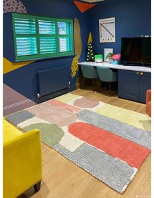 Covor pentru copii lavabil/țesut manual din lână 170x240 cm Abstract – Lorena Canals