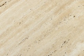 Masuta de cafea rotunda, Travertin, Bej, DIAMOND 70cm