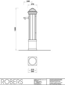 Fantana exterior din fier forjat B8711