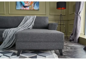 Canapea Tip Coltar in Forma de U Eris - Anthracite