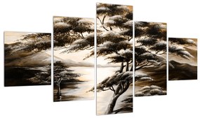 Tablou cu pom (125x70 cm), în 40 de alte dimensiuni noi